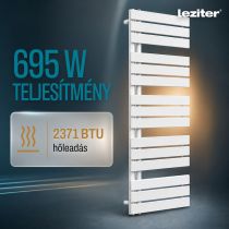 Solaro Design törölközőszárító radiátor 1400x500 mm fehér