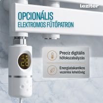 Solaro Design törölközőszárító radiátor 1400x500 mm fehér