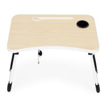 Összecsukható laptop asztal 60x40 cm USB porttal
