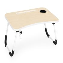 Összecsukható laptop asztal 60x40 cm USB porttal
