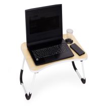 Összecsukható laptop asztal 60x40 cm USB porttal