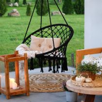 Brasil Hoop függőszék, fekete