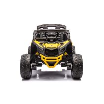 Elektromos gyerek buggy Can-Am Maverick 4x4 sárga 2 személyes