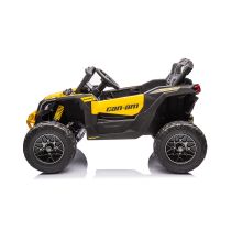 Elektromos gyerek buggy Can-Am Maverick 4x4 sárga 2 személyes