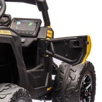 Elektromos gyerek buggy Can-Am Maverick 4x4 sárga 2 személyes