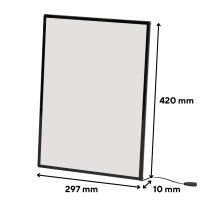 Plakátkeret led világítással 297x420 mm A3
