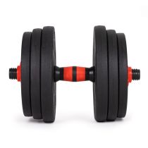 Állítható súlyzók 2x10 kg-os súlyzószett 20 kg-os rúd